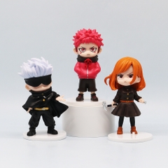 Mô Hình Jujutsu Kaisen bộ 7 chú thuật hồi chiến - Cao 10.5cm - nặng 200gram - No Box : bọc túi OPP - Figure anime Jujutsu Kaisen - K14-T3-S4