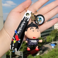 Móc khóa shin áo đen Dây móc dài : 10cm - Mô Hình Cao : 6cm - Nặng : 50gram - No Box : bọc túi OPP K79-T5-S7