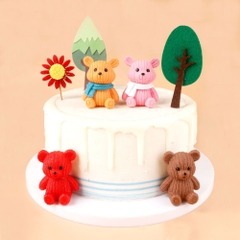 Mô hình bộ 8 gấu - cao 5cm - Nặng 300gram - Bọc Túi - No Box - K22-T3-S9