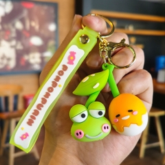 móc khóa ếch và vịt - Dây móc dài : 10cm - Mô Hình Cao : 6cm - Nặng : 50gram - No Box : bọc túi OPP K77-T7-S5