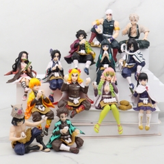 Mô Hình Kimetsu No Yaiba Viêm Trụ dáng ngồi cao 12cm - Figure Thanh gươm diệt quỷ - Có Vỏ Hộp màu