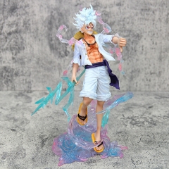 Mô Hình OnePiece Luffy gear 5 dáng đứng tay cầm sét Đế Trong - Cao 24cm - Nặng 400gram , Figure OnePiece - Full Box - (A-13)