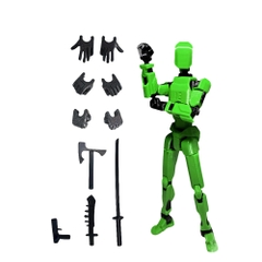 Bán 20 cái - Giá 7.5k 1 cái - Mô Hình Lắp Ghép Dummy 3D + nhiều vũ khí đi kèm  - Chiều Cao : 15cm Nặng : 100gram - No Box N1-T2