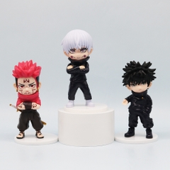 Mô Hình Jujutsu Kaisen bộ 7 chú thuật hồi chiến - Cao 10.5cm - nặng 200gram - No Box : bọc túi OPP - Figure anime Jujutsu Kaisen - K14-T3-S4