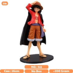 Mô Hình Đồ Chơi - Luffy áo choàng siêu đẹp - Cao 16cm - OnePiece - No Box -K27-T2-S5