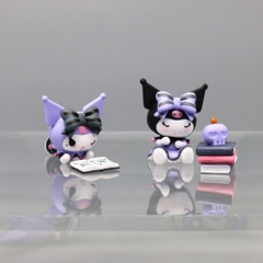 Mô Hình Kuromi bộ 6 hộp kuromi bản B - Cao 6-7cm - Nặng 500gram - Bọc Túi Opp - Hộp Màu - K33-T1-S6