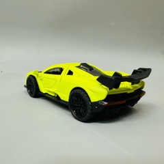 Mô Hình xe Maclaren màu xanh nõn chuối - tỉ lệ 1:36 Hợp kim có thể mở cửa - bánh sau chạy cót - Dài 12cm - rộng 5cm - cao 4cm nặng : 200gram - FULL BOX : box màu - SKU : oto45 - K67-T2-S4