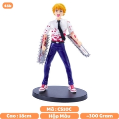 Mô Hình Chainsaw Man Denji hóa hình dáng đứng siêu đẹp - cao 18cm nặng 300g - Figure Chainsaw Man - Có hộp màu - K60-T3-S6
