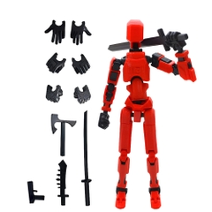 Bán 20 cái - Giá 7.5k 1 cái - Mô Hình Lắp Ghép Dummy 3D + nhiều vũ khí đi kèm  - Chiều Cao : 15cm Nặng : 100gram - No Box N1-T2