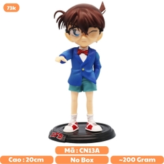 Mô Hình Thám Tử Lừng Danh Conan Dáng Đứng Chỉ Tay Cao 20cm - nặng 200gram , Figure Conan - Nobox - K60-T1-S9