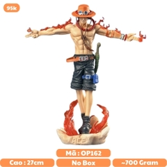 Mô Hình OnePiece Portgas D. Ace đứng dang tay - Cao 27cm - nặng 700Gram - Figure OnePiece - no box  K22-T4-S10