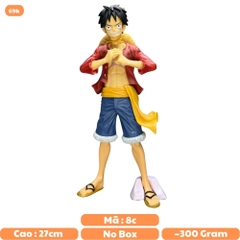 Mô Hình OnePiece Luffy dáng đứng - Cao 27cm - nặng 300gram - Phụ kiện : đế kẹp chân - Figure OnePiece - no box - N4-K3-BL3