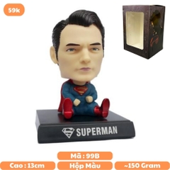 Mô Hình đồ chơi - Suppermen lắc đầu - Bộ lắc đầu - K74-T3-S4