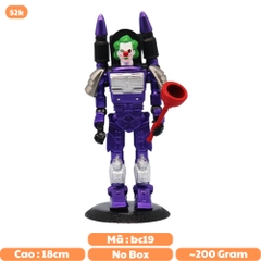 Mô Hình Toilet Man Tím Mặt Hề nhân vật trong Skibidi Toilet - Cao 18cm - nặng 200Gram - Bọc túi OPP - No Box - K22-T1-S5