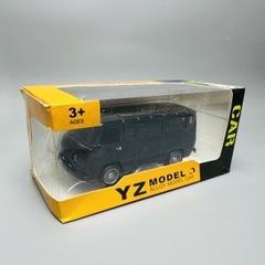 Mô Hình xe uaz đen tỉ lệ 1:36 Hợp kim có thể mở cửa - bánh sau chạy cót - Dài 12cm - rộng 5.5cm - cao 5cm nặng : 200gram - FULL BOX : box màu SKU : oto182 - K66-T2-S3