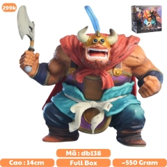 Mô hình DragonBall Ox King ( ngưu ma vương ) Bố chichi - Cao 14cm - nặng 550gram + phụ kiện : Rìu - Dragon Ball - Có Hộp Carton - K50-T6-S2