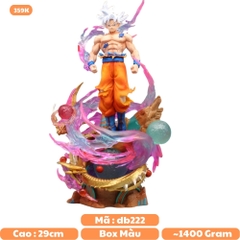 Mô Hình Dragon Ball Songoku ultral vô cực Có Led - Cao 29cm - Nặng 1400gram - Figure DragonBall - Có Hộp Màu - Full Box - N1-K27-T5-S1