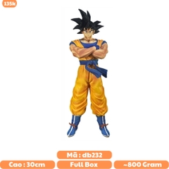 Mô Hình Dragon Ball Songoku đứng khoanh tay - Cao 30cm - nặng 800gram -No Box : Bọc túi OPP - K6-T1-S5