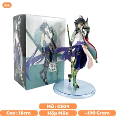 Mô Hình Genshin Impact Xiao siêu đẹp - cao 18cm - nặng 190 gram - Figure  Genshin Impact - Có Hộp màu - K20-T3-S3