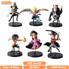 Mô hình OnePiece Bộ 6 kuzan marco kuma ace Izo mihack - Cao 8-9cm - nặng 300gram- Figure OnePiece - No Box K24-T2-S7