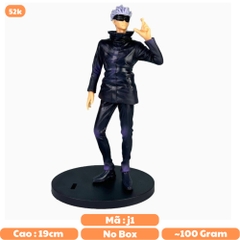 Mô Hình Gojo Satoru bịt mắt - Cao 21cm - nặng 140Gram - No Box : bọc túi OPP - Figure anime Jujutsu Kaisen - K59-T2-S1