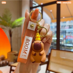 Móc capy đội vịt - dây dài 11cm mô hình cao 6cm - nặng : 50gram - no box K75-T3-S5