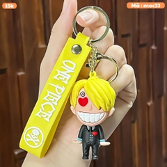 Móc Khóa Sanji - Dây móc dài : 11cm - Mô Hình Cao : 7.5cm - Nặng : 50gram - No Box : bọc túi OPP - K79-T1-S10