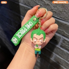 Móc Khóa Zoro - Dây móc dài : 11cm - Mô Hình Cao : 7.5cm - Nặng : 50gram - No Box : bọc túi OPP - K79-T6-S12