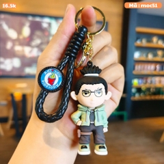 Móc Khóa Shikamaru - Dây móc dài : 9.5cm - Mô Hình Cao : 7cm - Nặng : 50gram - No Box : bọc túi OPP - K77-T4-S1