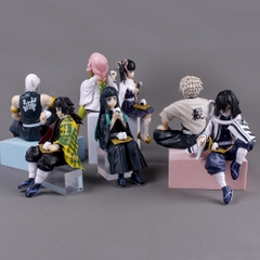 Mô Hình Kimetsu No Yaiba Zenitshu dáng ngồi cao 13cm - Figure Thanh gươm diệt quỷ - No Box - K1-T2-S8