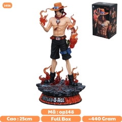 Mô Hình OnePiece ACE dáng đứng siêu ngầu - Cao 25cm - rộng 13cm - nặng 440Gram , Figure OnePiece - có hộp  màu - N1-K47-T4-S3