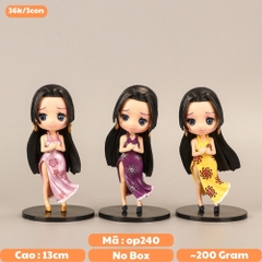 Mô Hình OnePiece Bộ 3 Boa hancock - Cao 13cm - nặng 200gram - Bọc túi OPP - No Box - N3-K42-T1-S2