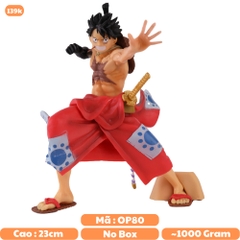 Mô Hình OnePiece Luffy wano siêu ngầu + phụ kiện cao 22cm nặng 680g - One Piece - box màu - K22-T4-S6 (E-15)