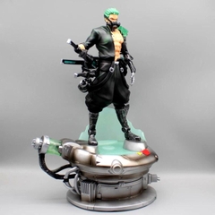 Mô Hình OnePiece Zoro máy móc - Cao 43 - rộng 28 - nặng 2kg8 + Có 1 bán thân + Có LED - Figure OnePiece - Có Hộp