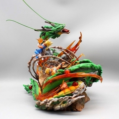 Hàng Loại 2 - Mô Hình DragonBall Goku đại chiến Vegeta siêu đẹp . Cao 30cm - nặng 2kg - rộng 33cm + box bìa - Figure DragonBall - Có Hộp màu N1-K53-T5-S3