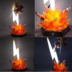 Mô Hình OnePiece Luffy nika gear 5 nika đỏ trạng thái chiến đấu tay cầm vũ khí Cao 46cm - rộng 20 - nặng 1kg9 + FULL BOX + Phụ kiện Tia sét + LED + Ổ nguồn led , Figure OnePiece - có vỏ hộp màu - K19-T3-S10