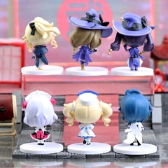 Mô Hình Genshin Bộ 6 nhân vật Jean , Lisa , Barbara , Noelle , Mona , Kaeya cao 10cm nặng 400 gram - Figure  Genshin Impact - no box - K21-T2-S12