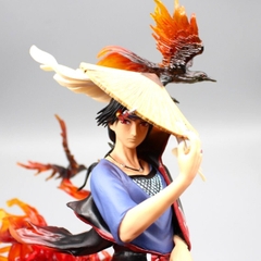 Mô hình Naruto Itachi Akatsuki đế Hắc Hỏa có quạ tay cầm nón - Cao 29cm - nặng 820gram   - Figure Naruto - Có Hộp đẹp - K3-T4-S10