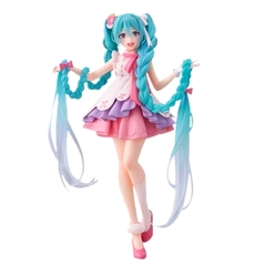 Mô Hình Hatsune Miku cầm tóc - Cao 19cm - nặng 180gram - Figure Miku - No box - K19-T3-S6