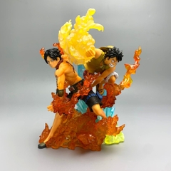 Mô Hình OnePiece Ace Chiến đấu trong bộ 2 Luffy vs Ace - Cao 14cm - nặng 130Gram , Figure OnePiece - no box - K25-T2-S7