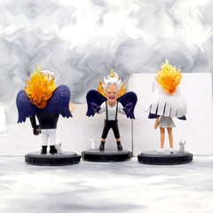 Mô hình OnePiece Bộ 7 nhân vật Chibi Seraphim - Cao 12cm - nặng 460Gram - Phụ kiện : Đế + Vũ Khí ( Tùy Nhân Vật )- Figure OnePiece - No Box - K26-T1-S12