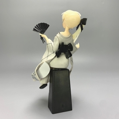 Mô Hình Kasugano Sora váy kimono Trắng - Cao 9cm - nặng 100gram - Phụ kiện : không đế + 1 tay cầm quạt + 1 tay cầm kiếm + Miếng dán - Figure Kasugano Sora - No Box