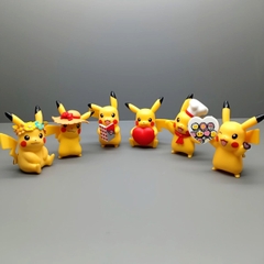 Mô Hình POKEMON Bộ 6 Pikachu siêu dễ thương- Cao 8cm - nặng 260gram - Figure POKEMON No box : bọc túi OPP - N3-K47-T3-S1-S2