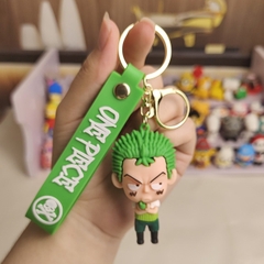 Móc Khóa Zoro - Dây móc dài : 11cm - Mô Hình Cao : 7.5cm - Nặng : 50gram - No Box : bọc túi OPP - K79-T6-S12