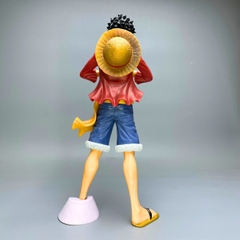 Mô Hình OnePiece Luffy dáng đứng - Cao 27cm - nặng 300gram - Phụ kiện : đế kẹp chân - Figure OnePiece - no box - N4-K3-BL3