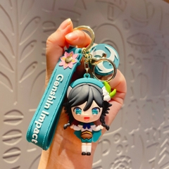 Móc Khóa Genshin Impact Venti - Dây móc dài : 10cm - Mô Hình Cao : 7cm - Nặng : 50gram - No Box : bọc túi OPP - K75-T3-S3