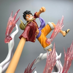 Mô Hình OnePiece Luffy chiến đấu - Cao 27cm- ngang 25cm - nặng 400gram - full box - có hộp màu - K18-T4-S3