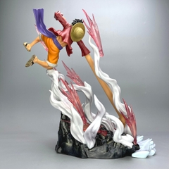 Mô Hình OnePiece Luffy chiến đấu - Cao 27cm- ngang 25cm - nặng 400gram - full box - có hộp màu - K18-T4-S3