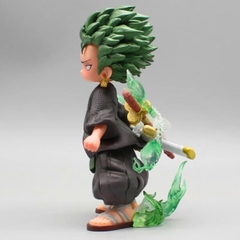 Mô Hình OnePiece Zoro AI chibi - cao 15cm - nặng 300gram - No box - Figure One Piece K18-T2-S10