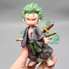 Mô Hình OnePiece Zoro AI chibi - cao 15cm - nặng 300gram - No box - Figure One Piece K18-T2-S10
